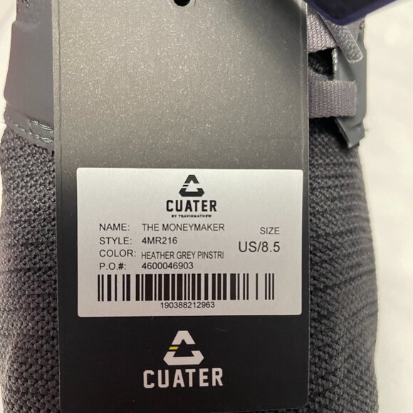 TravisMathew Mens Golf Shoes Size 8.5 The Moneymaker Grey - Picture 8 of 13